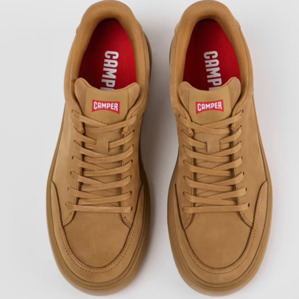 CAMPER Camper Sneakers Woman Beige Brown Nubuck